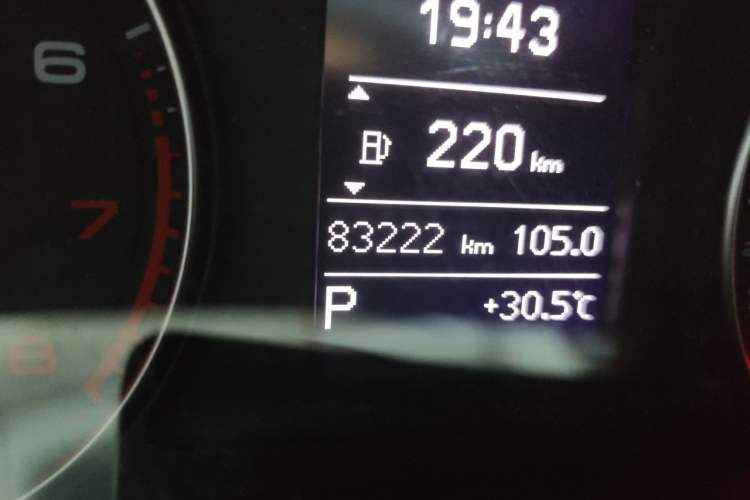 Used Audi Q3 2018 30th Anniversary Edition 35 TFSI Fashion Model Odometer Close Up