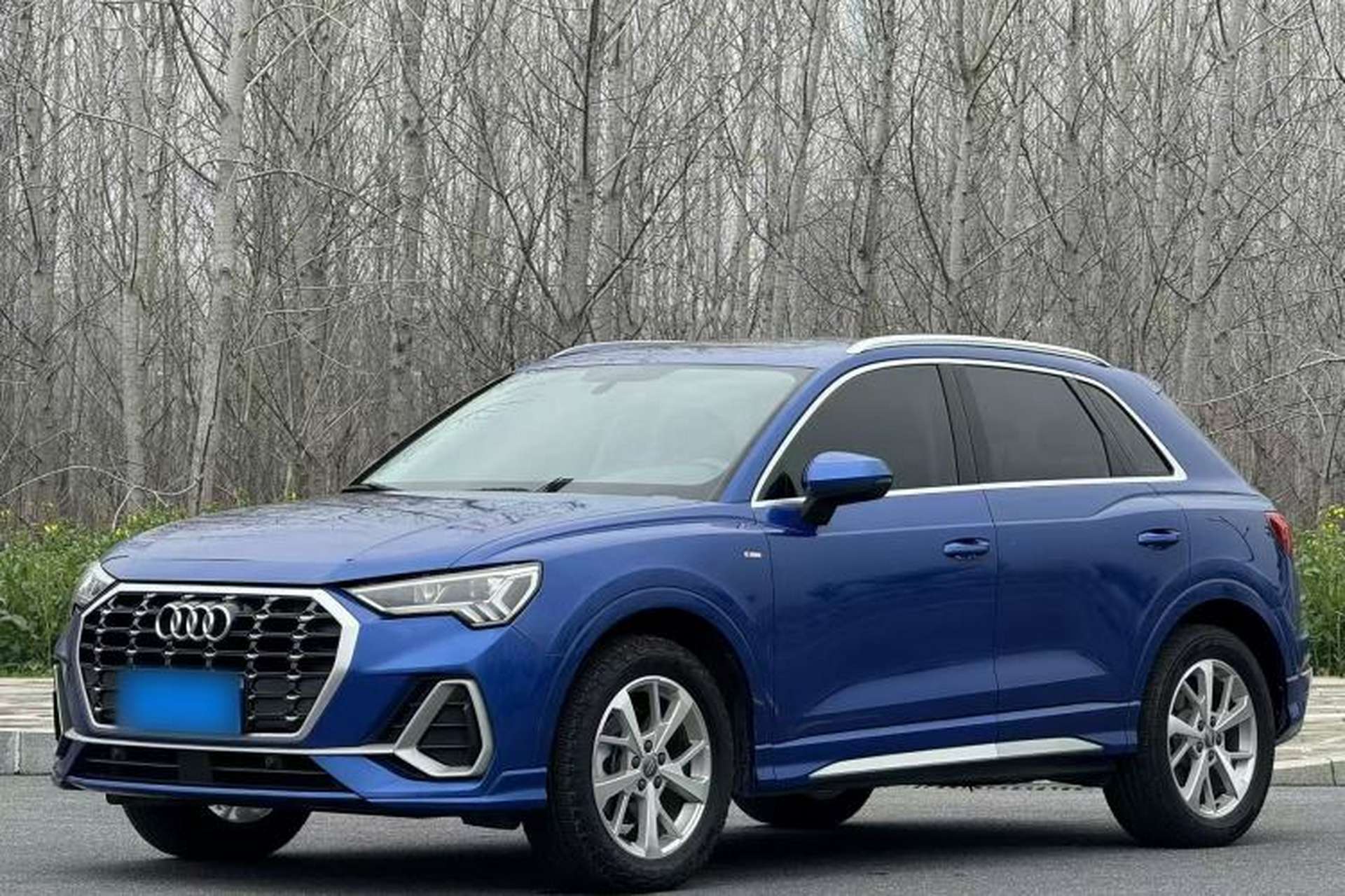 Used Audi Q3 2019 35 TFSI Advanced Dynamic Edition Front Left 45 Deg