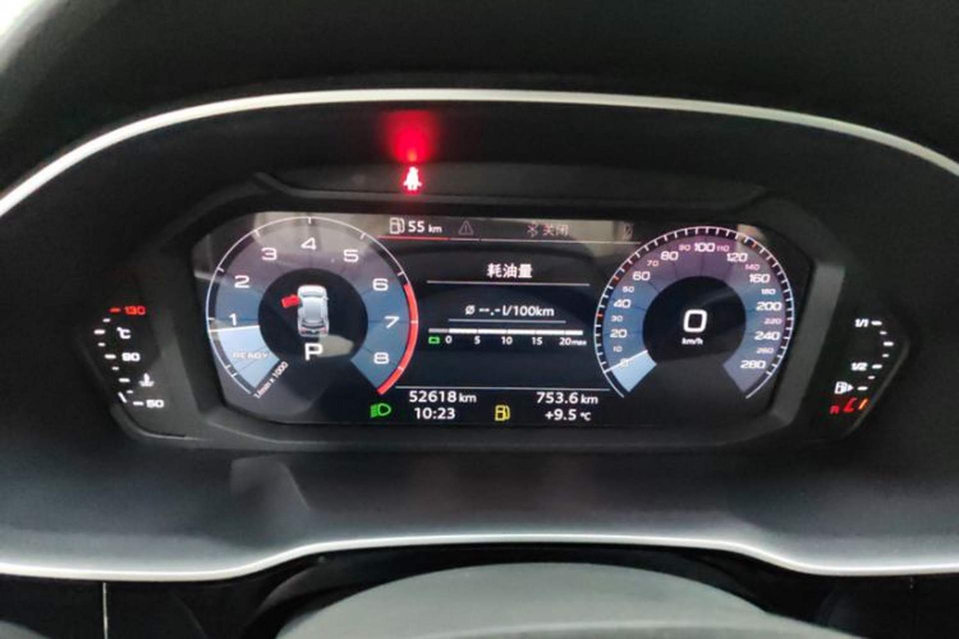 Used Audi Q3 2019 40 TFSI Fashion Dynamic Model Odometer Close Up
