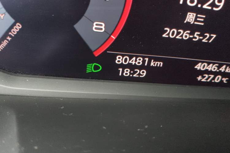 Used Audi Q3 2019 35 TFSI Fashion Dynamic Model Odometer Close Up