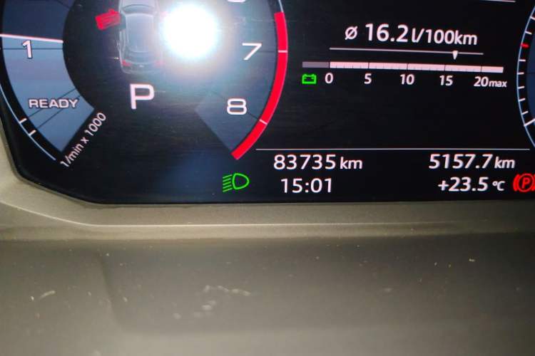 Used Audi Q3 2019 35 TFSI Fashion Dynamic Model Odometer Close Up