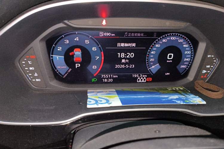 Used Audi Q3 2019 35 TFSI Advanced Style Edition Odometer Close Up