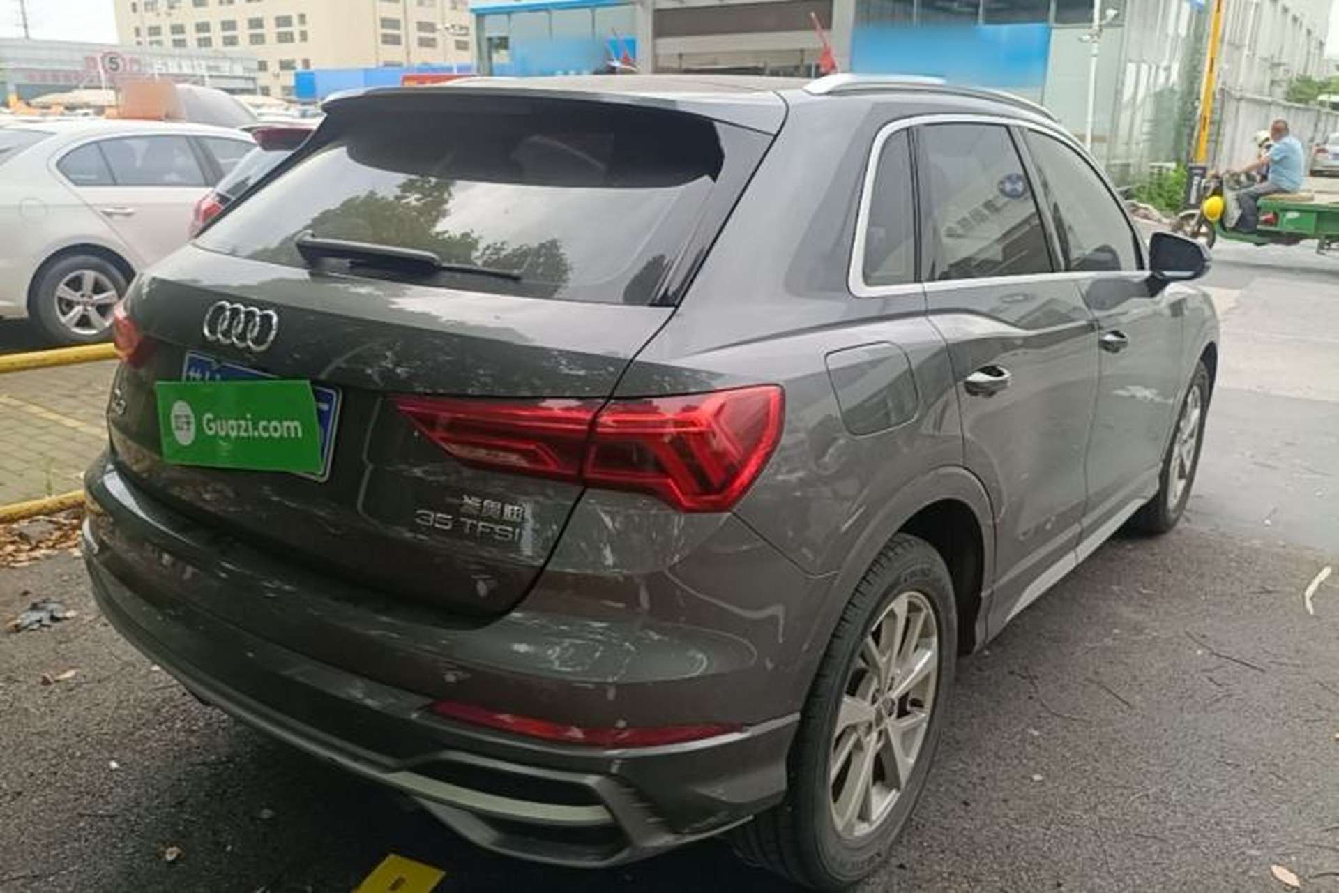 Used Audi Q3 2019 35 TFSI Advanced Dynamic Edition Rear Right 45 Deg