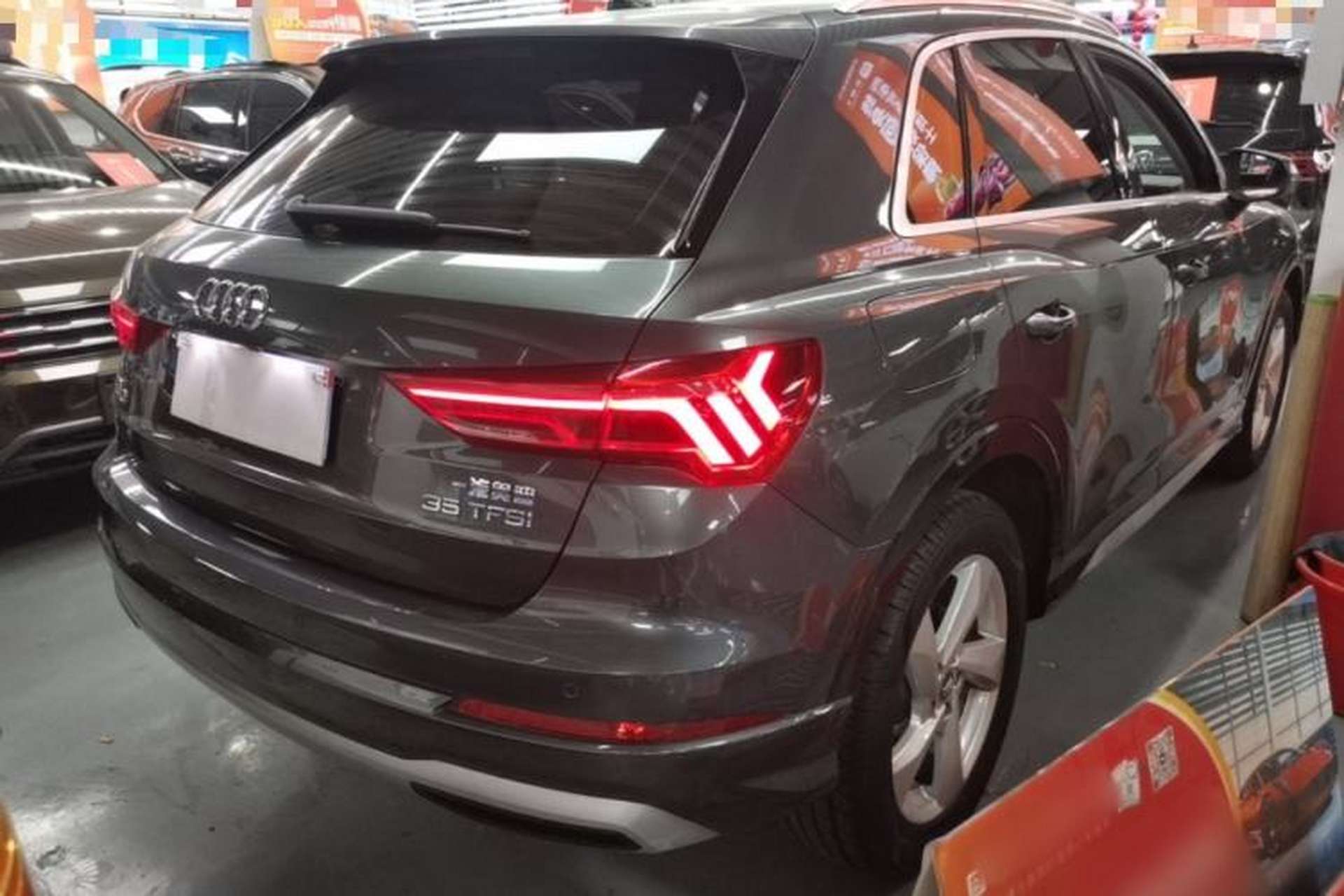Used Audi Q3 2019 35 TFSI Advanced Style Edition Rear Right 45 Deg
