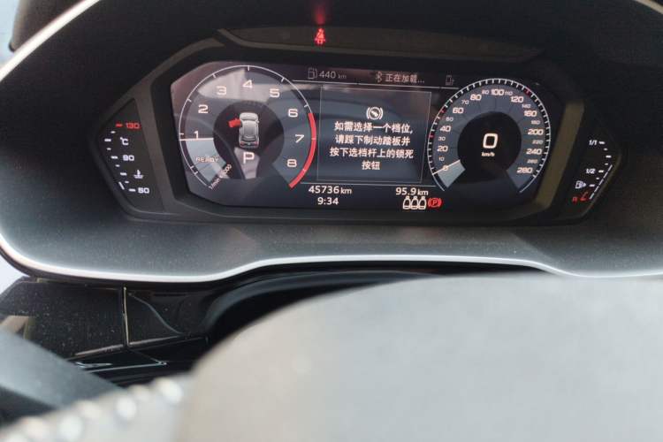 Used Audi Q3 2019 40 TFSI Fashion Dynamic Model Odometer Close Up