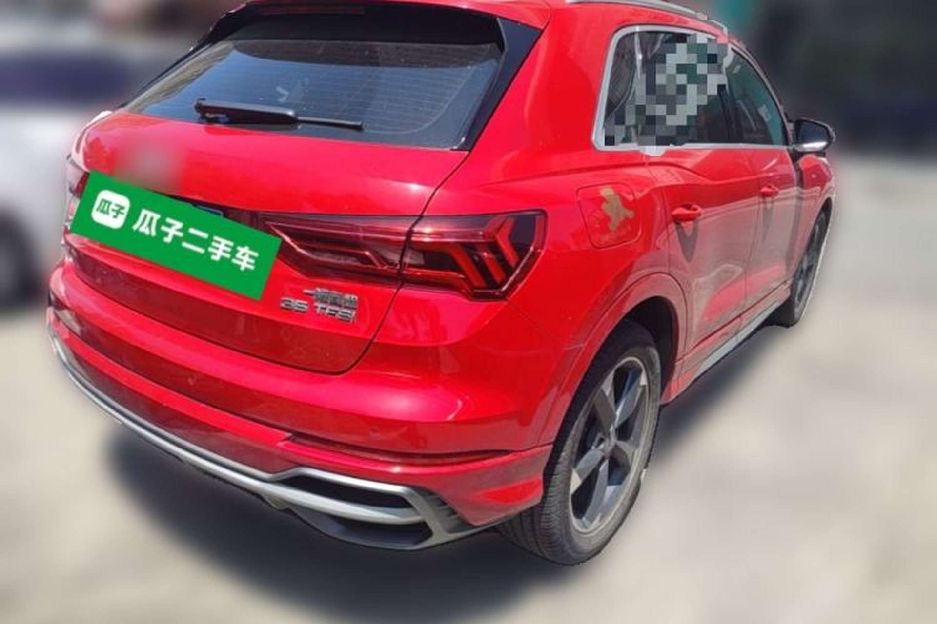 Used Audi Q3 2019 35 TFSI Fashion Dynamic Model Rear Right 45 Deg