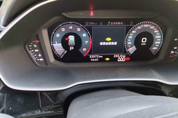 Used Audi Q3 2019 35 TFSI Fashion Dynamic Model Odometer Close Up