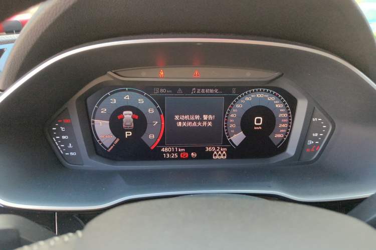 Used Audi Q3 2019 35 TFSI Fashion Dynamic Model Odometer Close Up