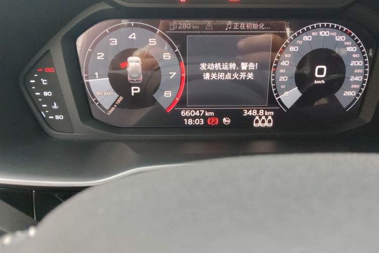 Used Audi Q3 2019 35 TFSI Fashion Dynamic Model Odometer Close Up