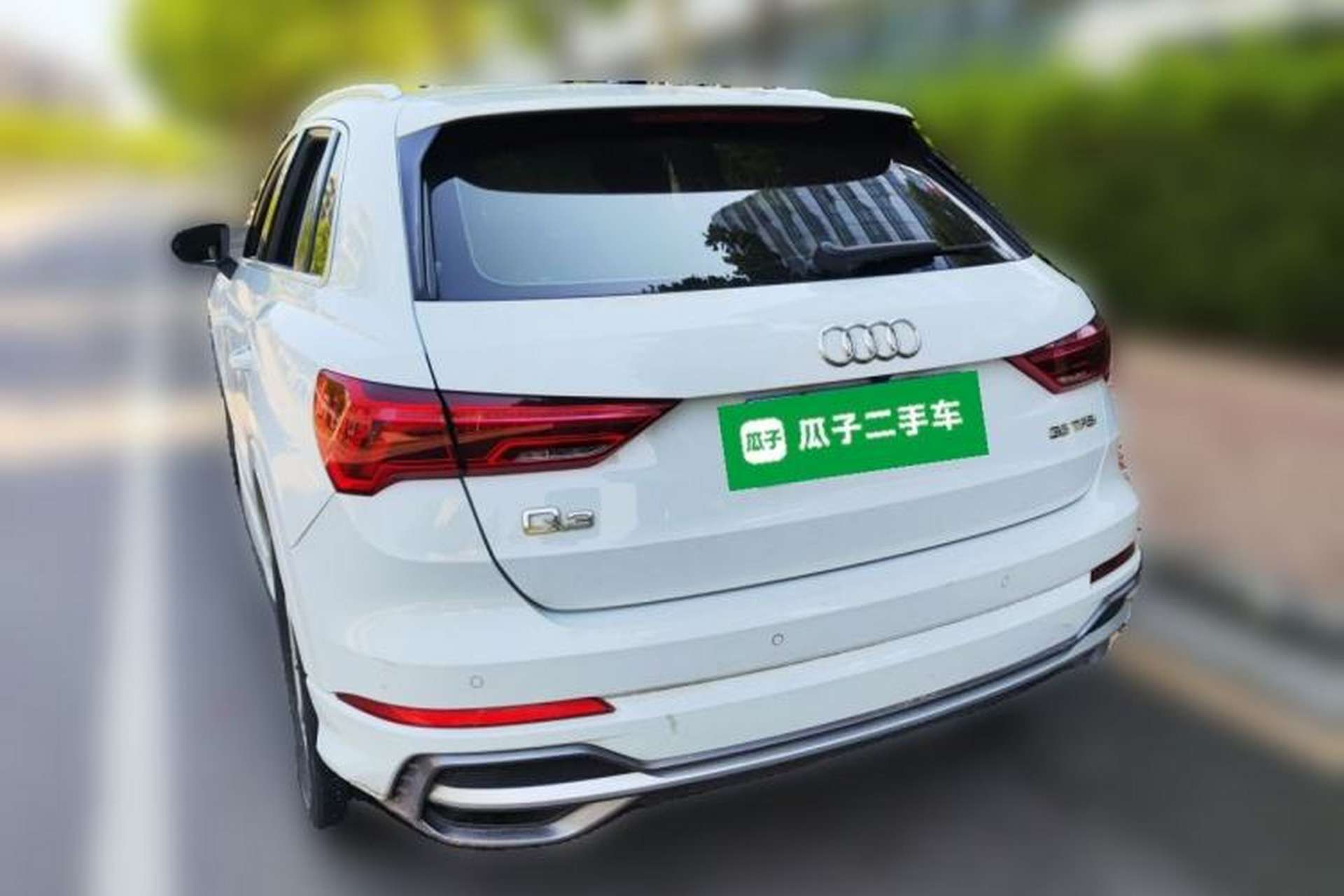 Used Audi Q3 2019 35 TFSI Advanced Dynamic Edition Rear Left 45 Deg