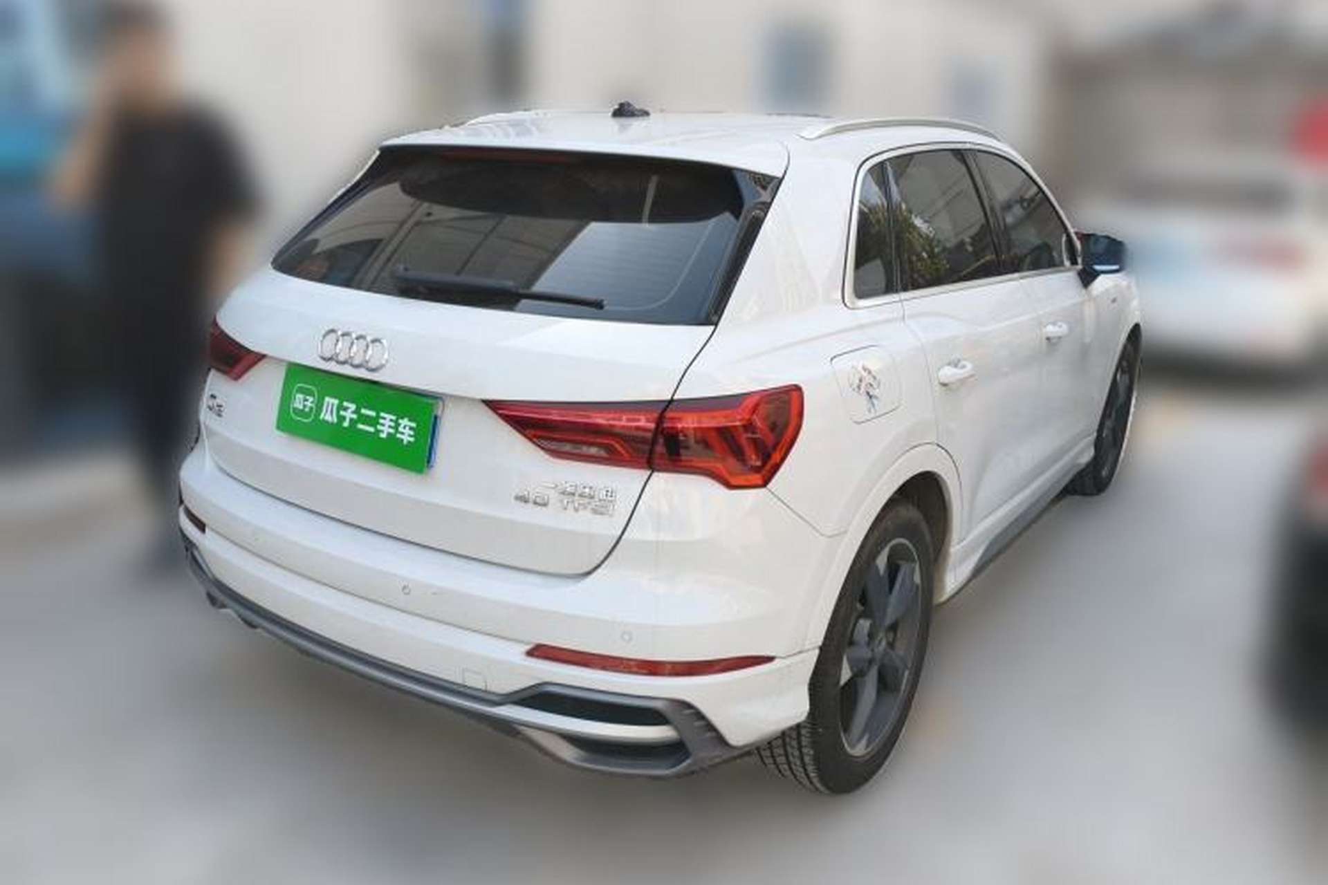 Used Audi Q3 2019 40 TFSI Fashion Dynamic Model Rear Right 45 Deg