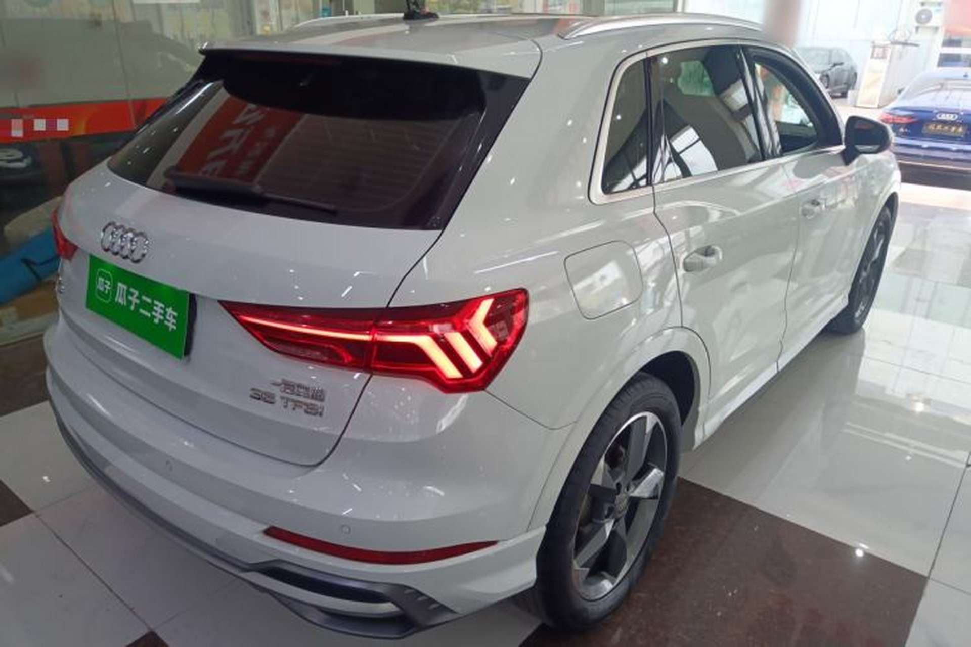 Used Audi Q3 2019 35 TFSI Fashion Dynamic Model Rear Right 45 Deg