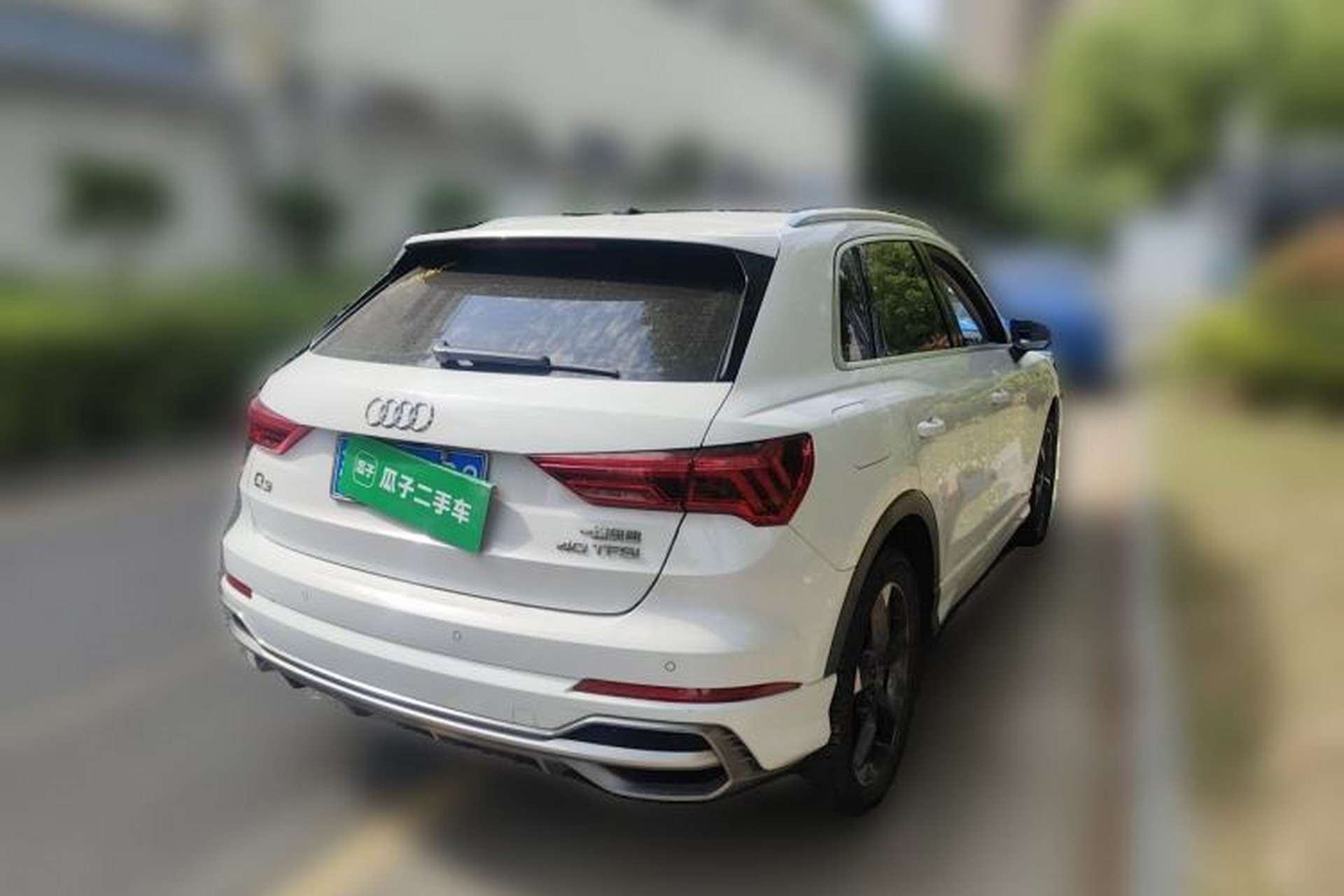 Used Audi Q3 2019 40 TFSI Fashion Dynamic Model Rear Right 45 Deg