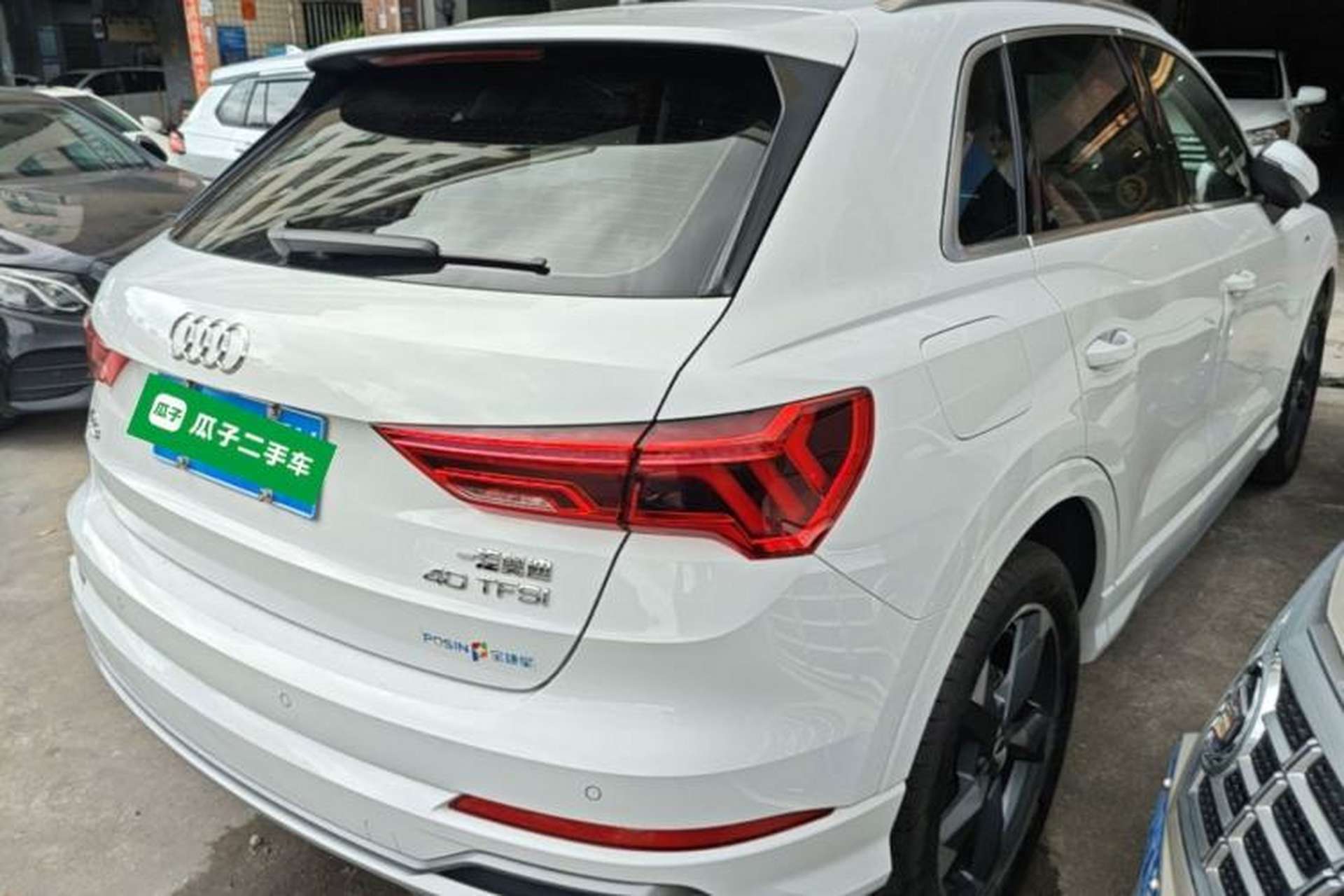 Used Audi Q3 2019 40 TFSI Fashion Dynamic Model Rear Right 45 Deg
