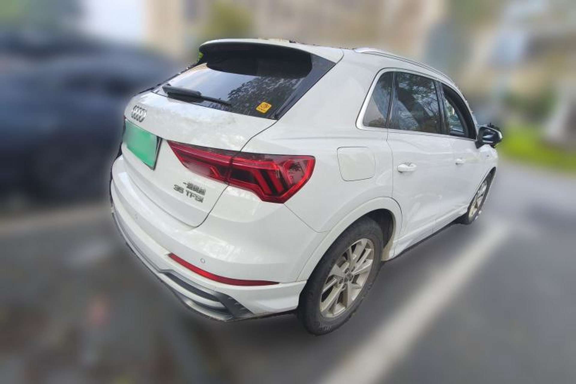 Used Audi Q3 2019 35 TFSI Advanced Dynamic Edition Rear Right 45 Deg