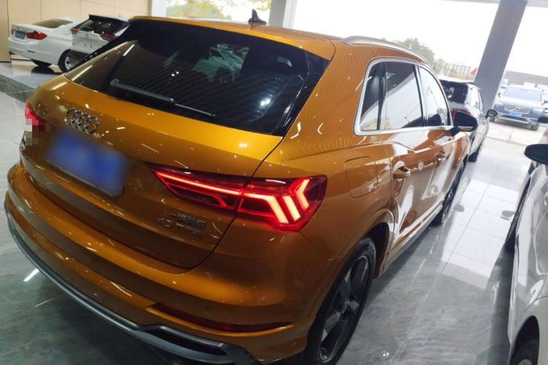 Used Audi Q3 2019 40 TFSI Fashion Dynamic Model Rear Right 45 Deg