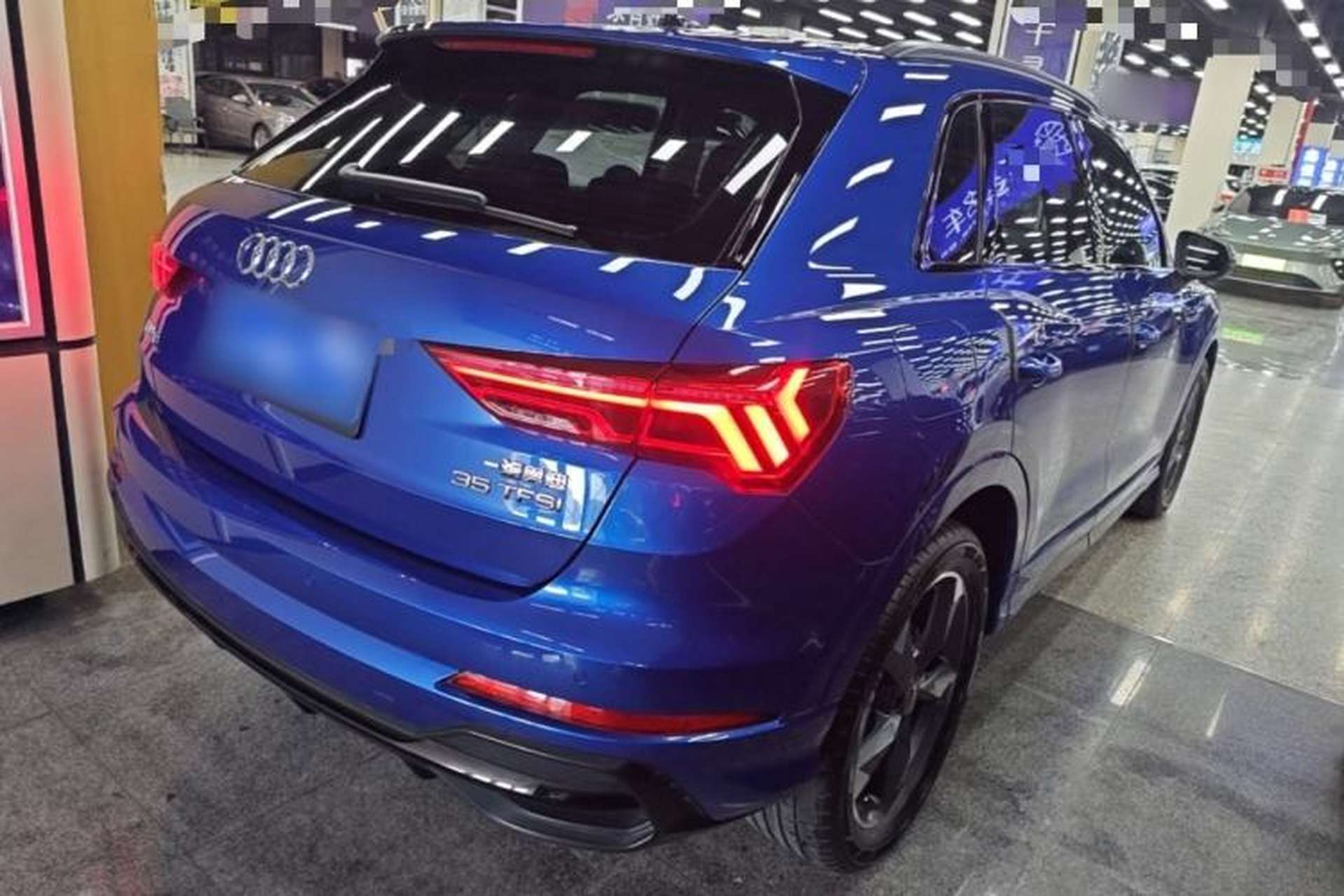 Used Audi Q3 2020 35 TFSI Fashion Dynamic Model Rear Right 45 Deg