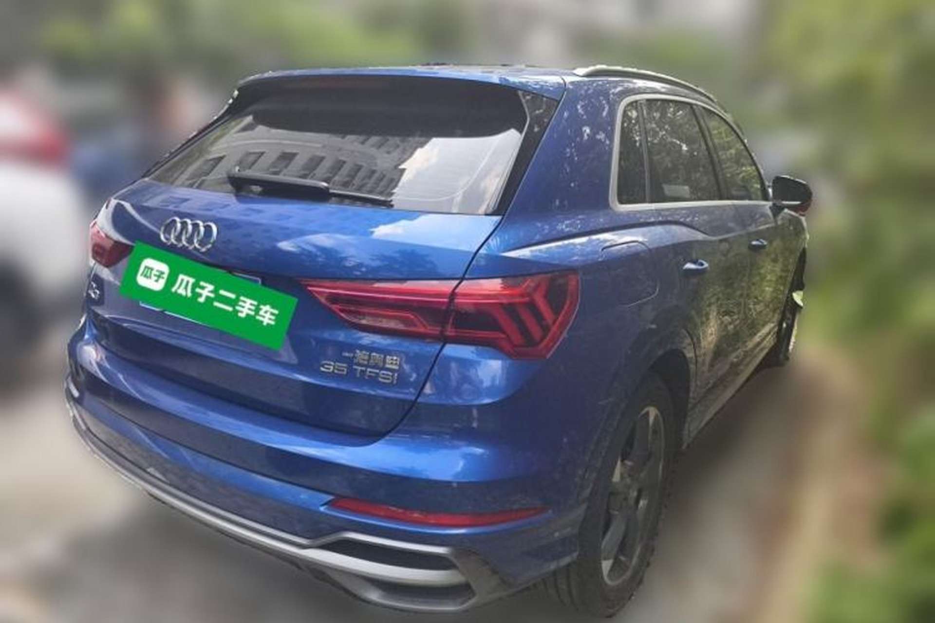 Used Audi Q3 2020 35 TFSI Fashion Dynamic Model Rear Right 45 Deg