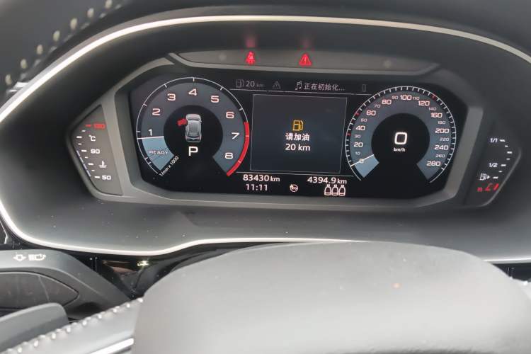 Used Audi Q3 2020 35 TFSI Fashion Dynamic Model Odometer Close Up