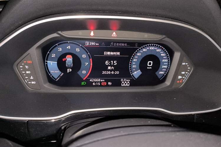 Used Audi Q3 2020 35 TFSI Fashion Dynamic Model Odometer Close Up