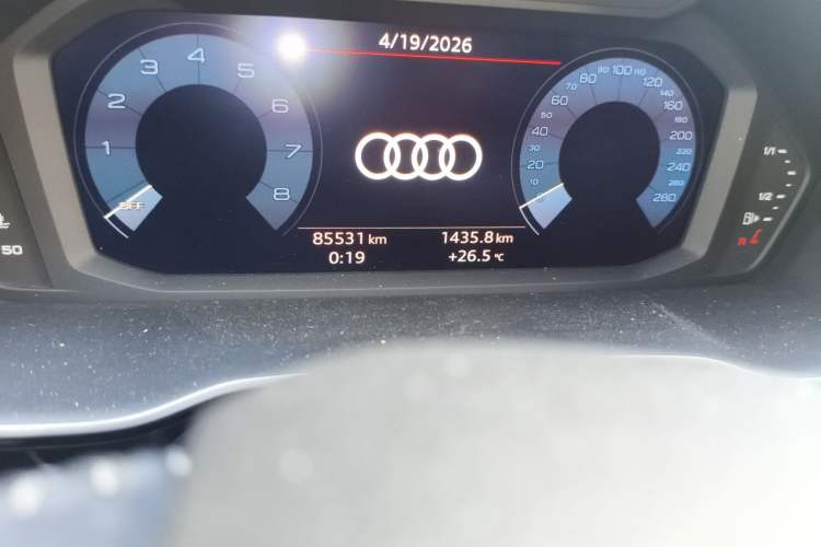 Used Audi Q3 2020 35 TFSI Ambition Dynamic Edition Odometer Close Up