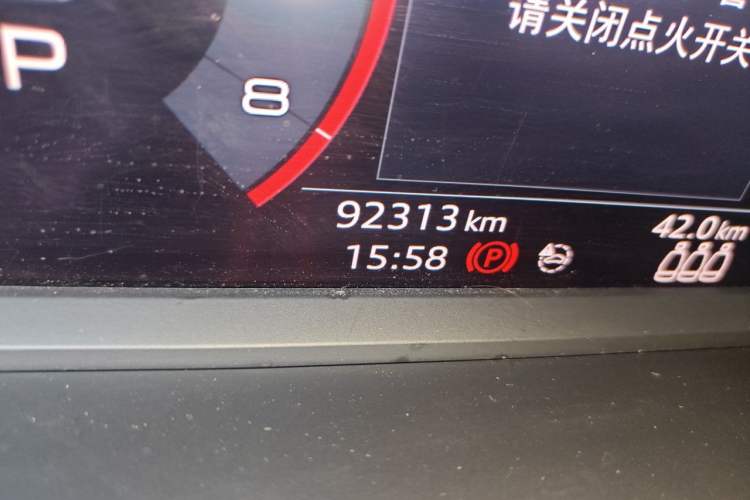Used Audi Q3 2020 35 TFSI Ambition Style Edition Odometer Close Up
