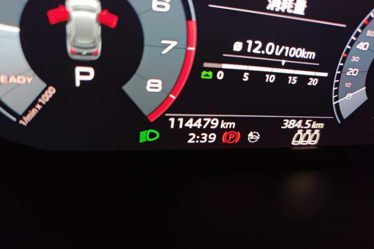 Used Audi Q3 2020 35 TFSI Ambition Dynamic Edition Odometer Close Up