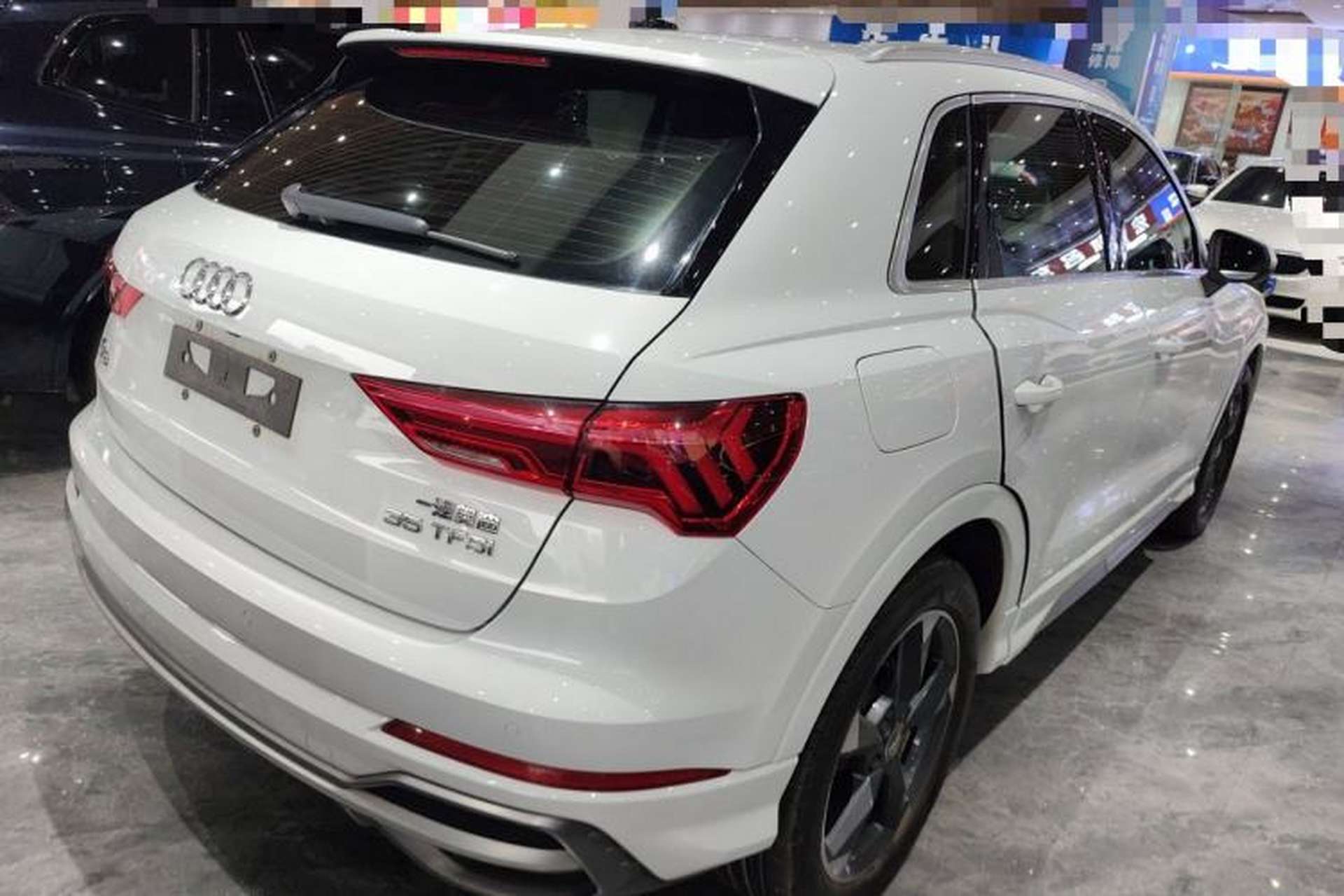 Used Audi Q3 2020 35 TFSI Fashion Dynamic Model Rear Right 45 Deg