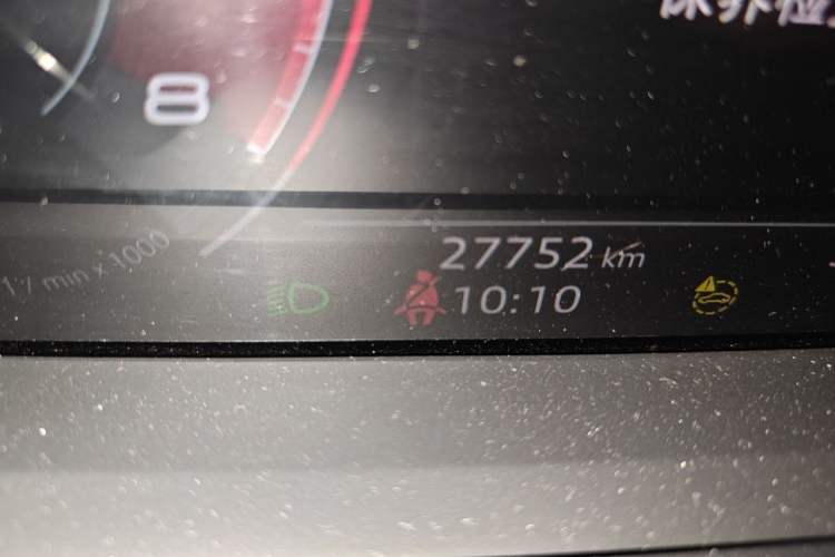 Used Audi Q3 2021 35 TFSI Fashion Dynamic Model Odometer Close Up