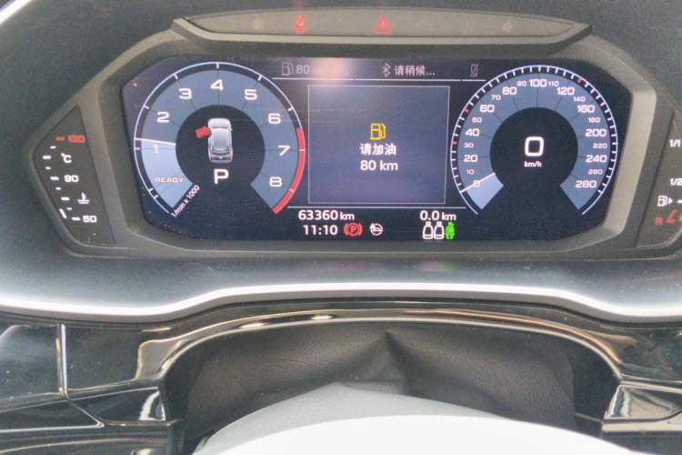 Used Audi Q3 2021 35 TFSI Fashion Dynamic Model Odometer Close Up