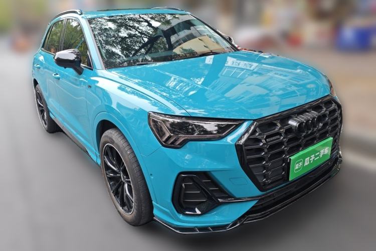 Used Audi Q3 2021 35 TFSI Fashion Dynamic Model Front Right 45 Deg