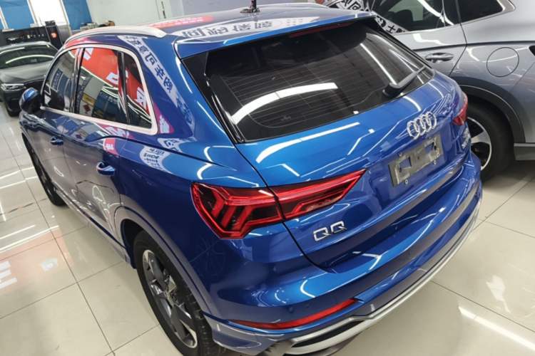 Used Audi Q3 2021 35 TFSI Fashion Dynamic Model Rear Left 45 Deg