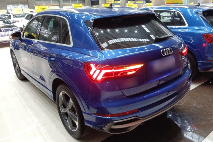 Used Audi Q3 2021 35 TFSI Fashion Dynamic Model Rear Left 45 Deg