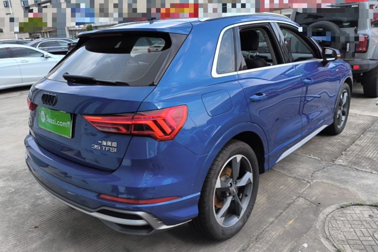 Used Audi Q3 2021 35 TFSI Fashion Dynamic Model Rear Right 45 Deg