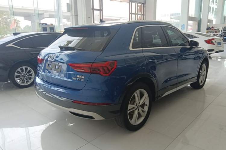 Used Audi Q3 2021 35 TFSI Fashionable and Elegant Model Rear Right 45 Deg