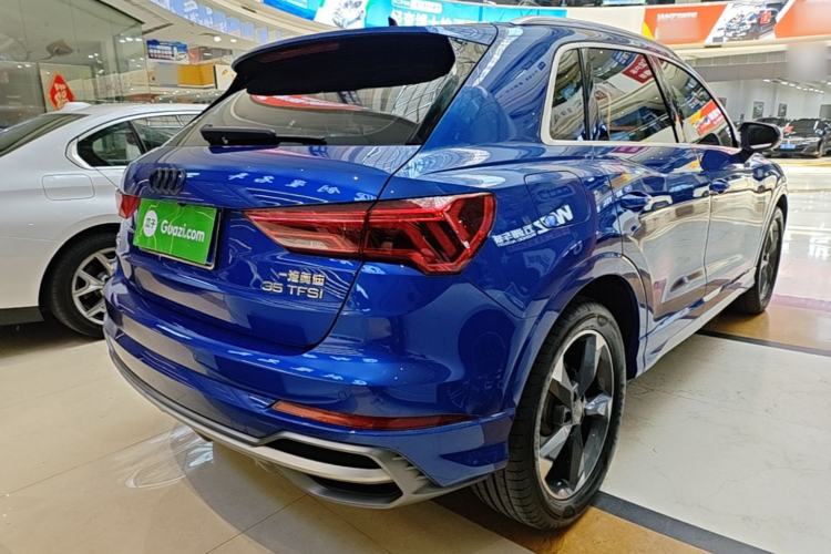 Used Audi Q3 2021 35 TFSI Fashion Dynamic Model Rear Right 45 Deg