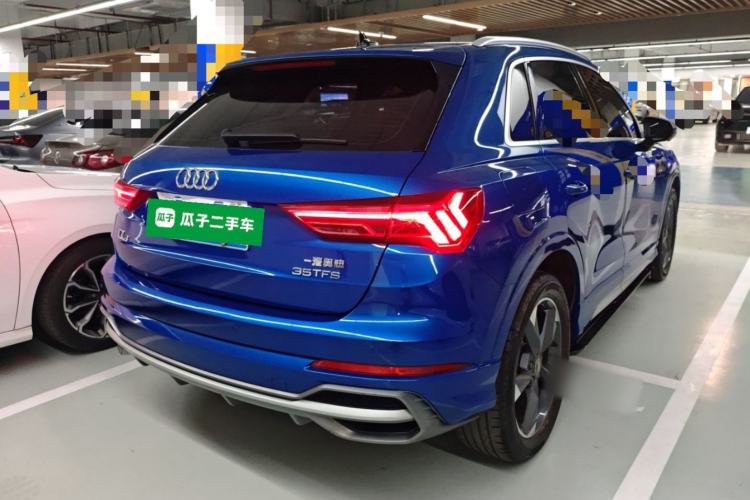 Used Audi Q3 2021 35 TFSI Fashion Dynamic Model Rear Right 45 Deg