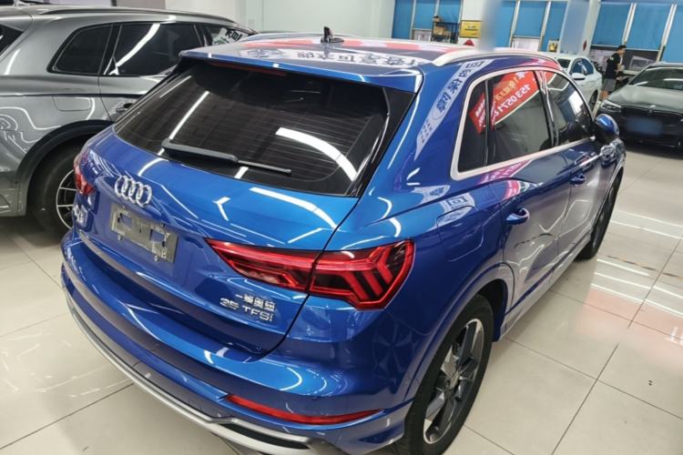 Used Audi Q3 2021 35 TFSI Fashion Dynamic Model Rear Right 45 Deg