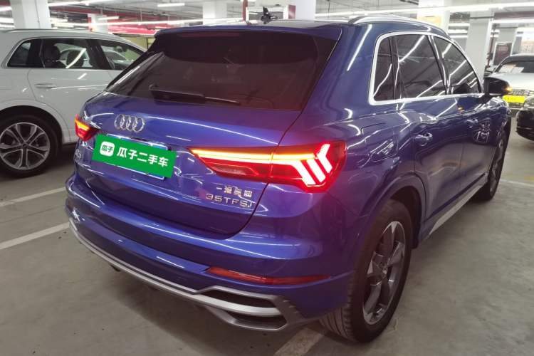 Used Audi Q3 2021 35 TFSI Fashion Dynamic Model Rear Right 45 Deg