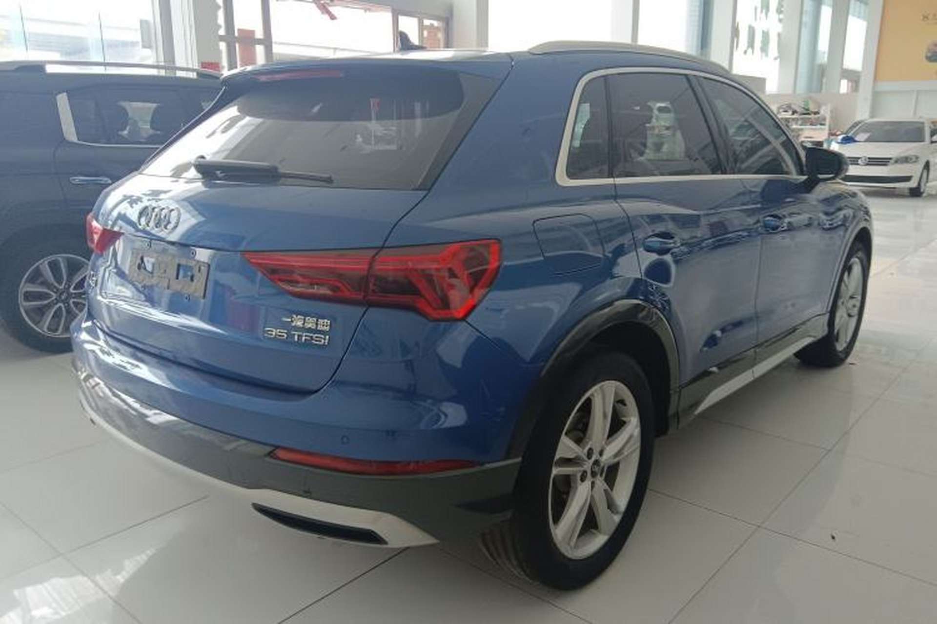 Used Audi Q3 2021 35 TFSI Fashionable and Elegant Model Rear Right 45 Deg