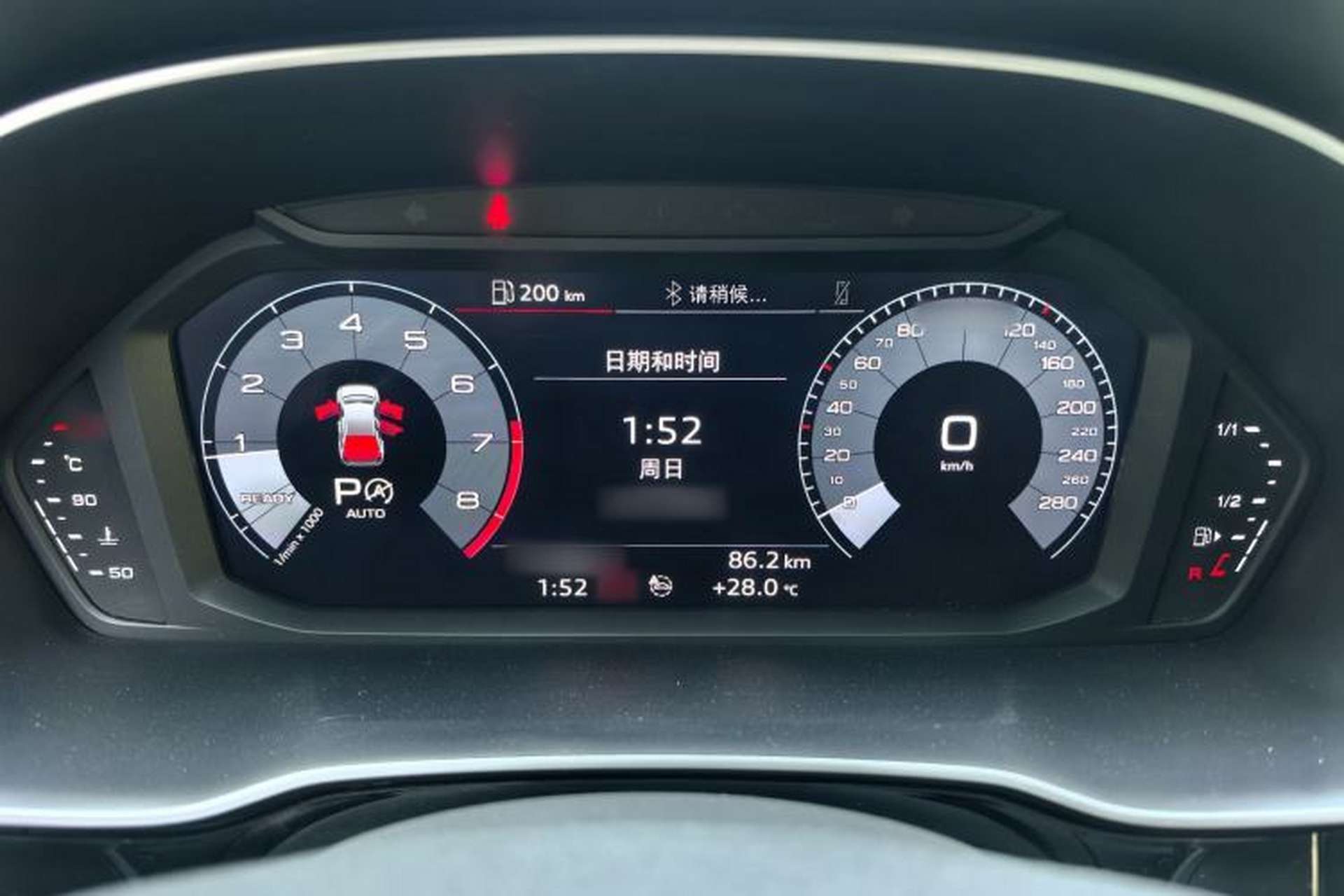 Used Audi Q3 2021 45 TFSI quattro Fashion Dynamic Model Instrument Cluster