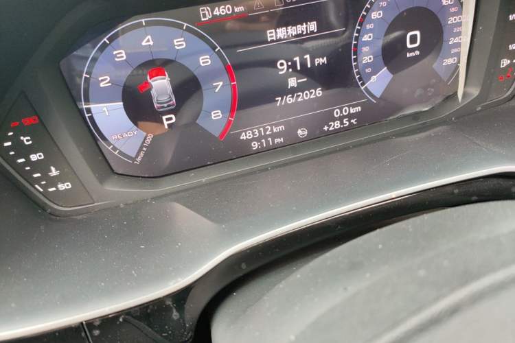 Used Audi Q3 2021 35 TFSI Fashion Dynamic Model Odometer Close Up