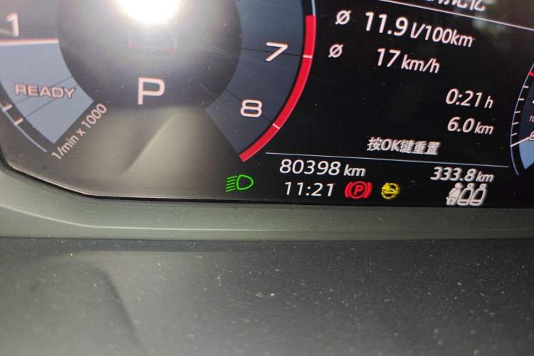 Used Audi Q3 2021 35 TFSI Enjoy Life Edition Odometer Close Up