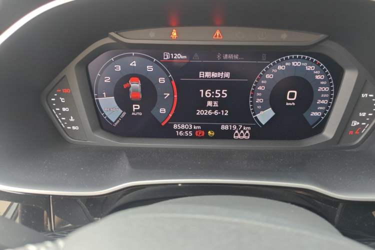 Used Audi Q3 2021 40 TFSI Fashion Dynamic Model Odometer Close Up