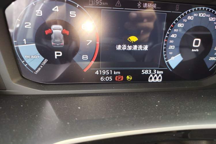 Used Audi Q3 2021 35 TFSI Fashionable and Elegant Model Odometer Close Up