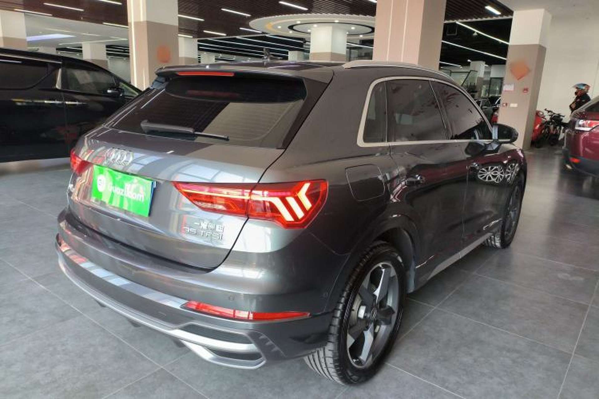 Used Audi Q3 2021 35 TFSI Fashion Dynamic Model Rear Right 45 Deg