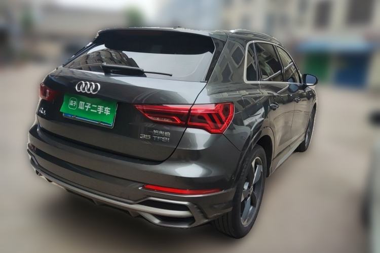 Used Audi Q3 2021 35 TFSI Fashion Dynamic Model Rear Right 45 Deg