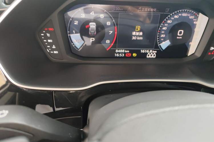 Used Audi Q3 2021 35 TFSI Fashion Dynamic Model Odometer Close Up