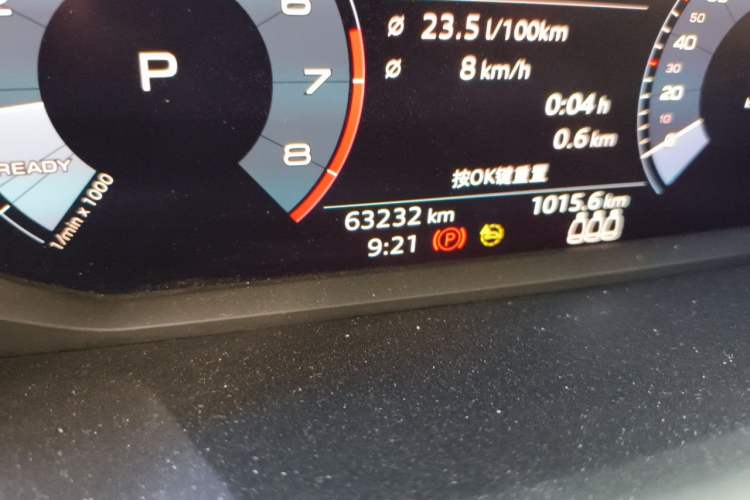 Used Audi Q3 2021 35 TFSI Fashion Dynamic Model Odometer Close Up