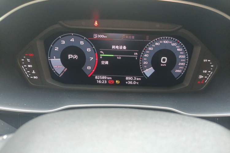 Used Audi Q3 2021 35 TFSI Fashion Dynamic Model Odometer Close Up